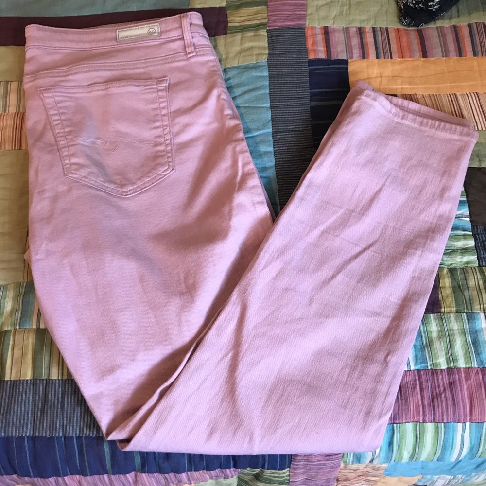 AG “The Stevie” lavender jeans